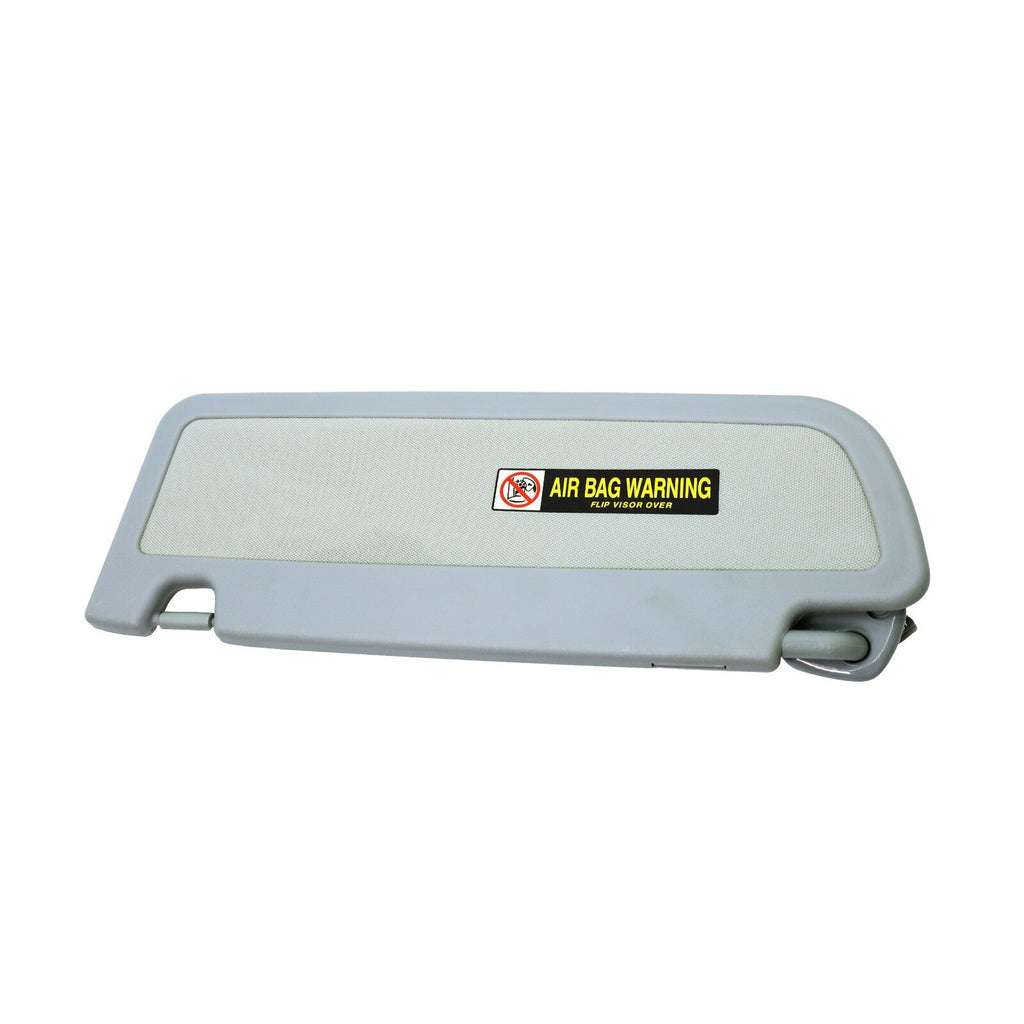 For Honda Civic 2.0L 1.8L 2006-2008 Light Gray Sun Visor W/Clip Passenger Side