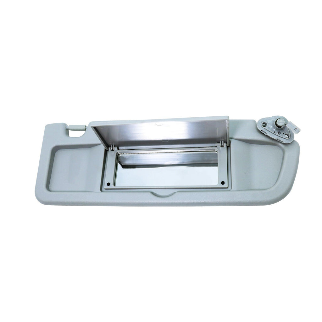 For Honda Civic 2.0L 1.8L 2006-2008 Light Gray Sun Visor W/Clip Passenger Side