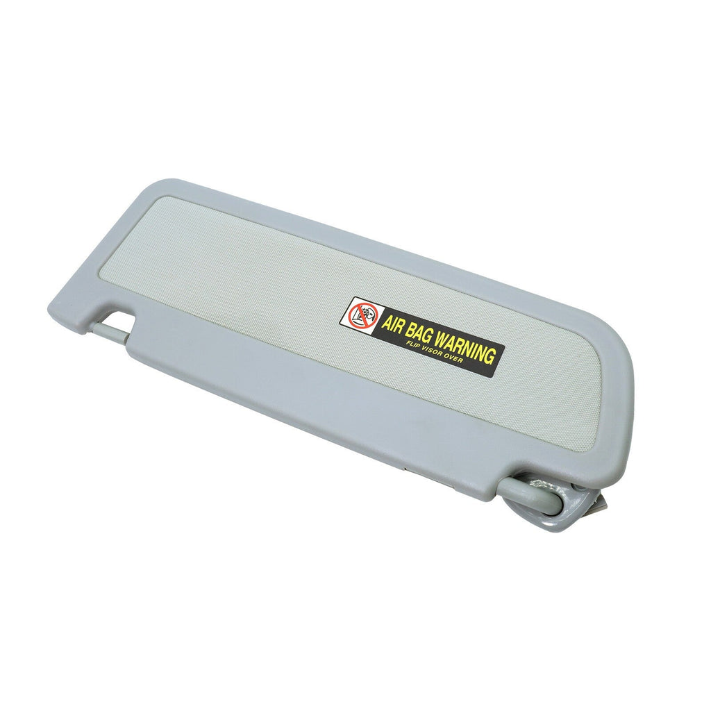 For Honda Civic 2.0L 1.8L 2006-2008 Light Gray Sun Visor W/Clip Passenger Side