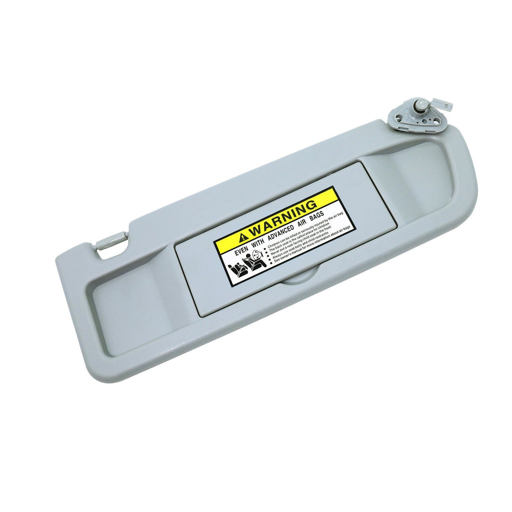 For Honda Civic 2.0L 1.8L 2006-2008 Light Gray Sun Visor W/Clip Passenger Side