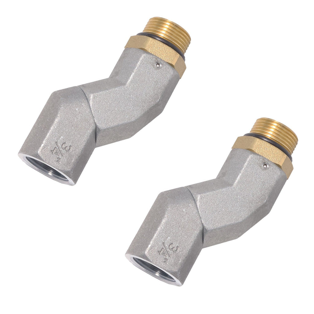 For Fuel Swivel Fuel Transfer Hose 2Pcs 3/4" Fuel Hose 360° Rotating Connector