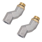 For Fuel Swivel Fuel Transfer Hose 2Pcs 3/4" Fuel Hose 360° Rotating Connector