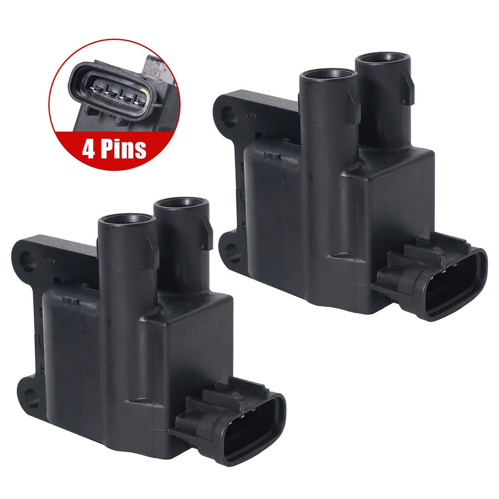 For Toyota 4Runner L4 2.7L Camry T100 Tacoma 2.4L 2X Ignition Coil UF180 UF181
