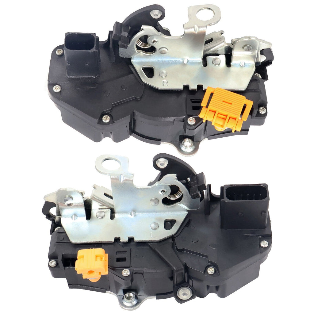 For GMC Sierra Chevy Silverado Door Lock Actuator Latch Front Left & Right Set