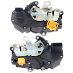 For GMC Sierra Chevy Silverado Door Lock Actuator Latch Front Left & Right Set