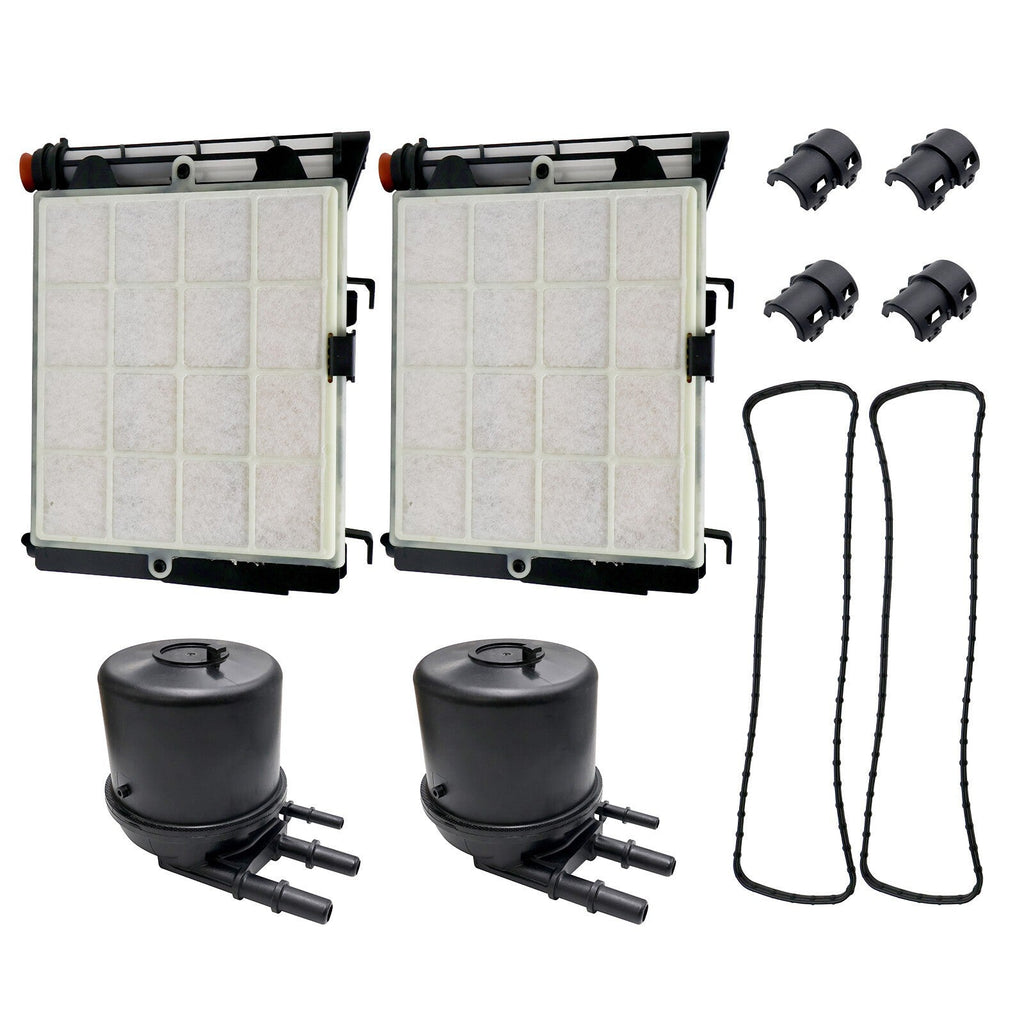2x Diesel Fuel Filter Kit FD4625 New For 2017-2020 Ford F-250 F-350 6.7L