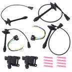 2 x Ignition Coil & Connector Pigtail Plug + 4 x Spark Plug Wire For Toyota New