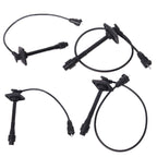2 x Ignition Coil & Connector Pigtail Plug + 4 x Spark Plug Wire For Toyota New