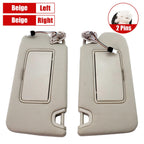NEW For 2013-2018 Nissan Altima 1 Pair Set Driver&Passenger Sun Visor Beige R/L
