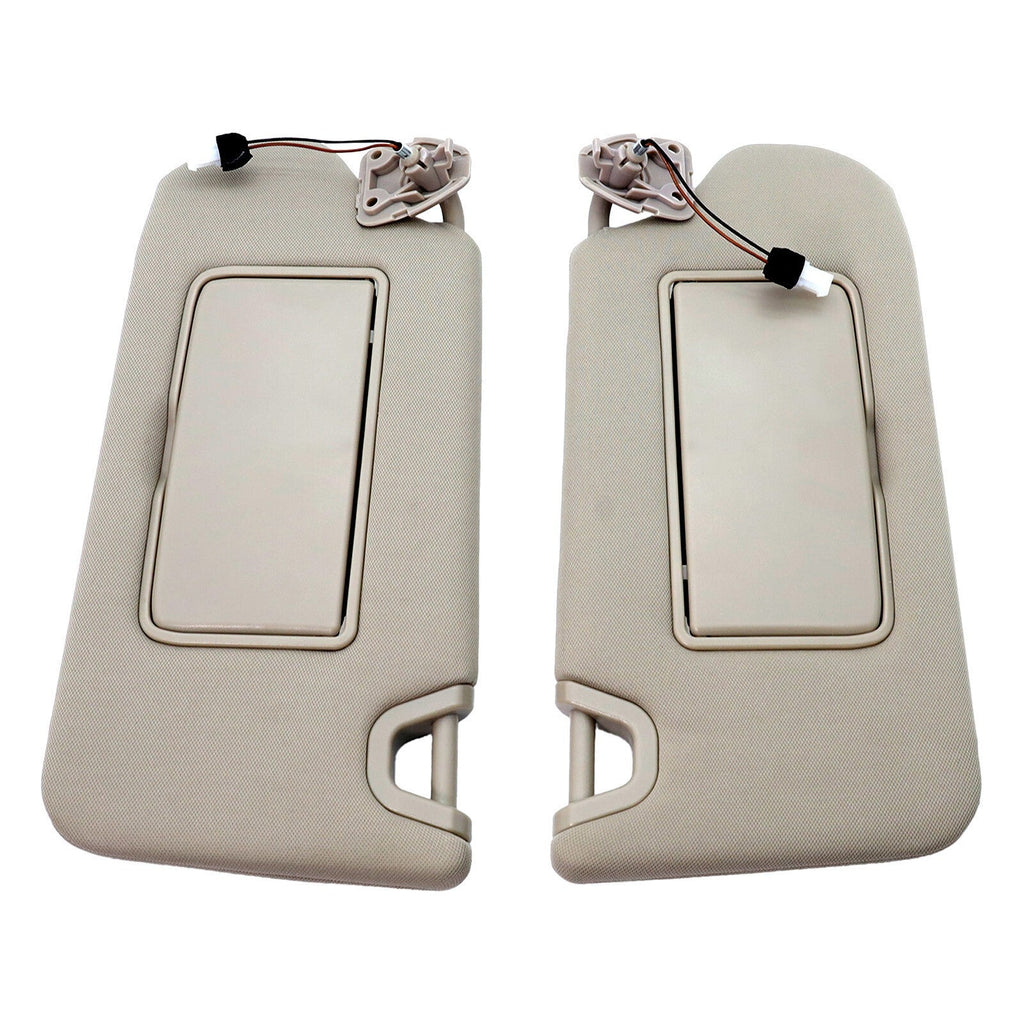 NEW For 2013-2018 Nissan Altima 1 Pair Set Driver&Passenger Sun Visor Beige R/L