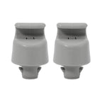2x Front L&R Sun Visor & Bracket W/Light For Nissan Altima 13-18 Gray 964013TA2A