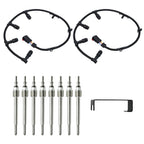 4C3Z12A342AA ZD13 Diesel Glow Plug & 4C2Z-12A690-AB Harness For Ford Powerstroke