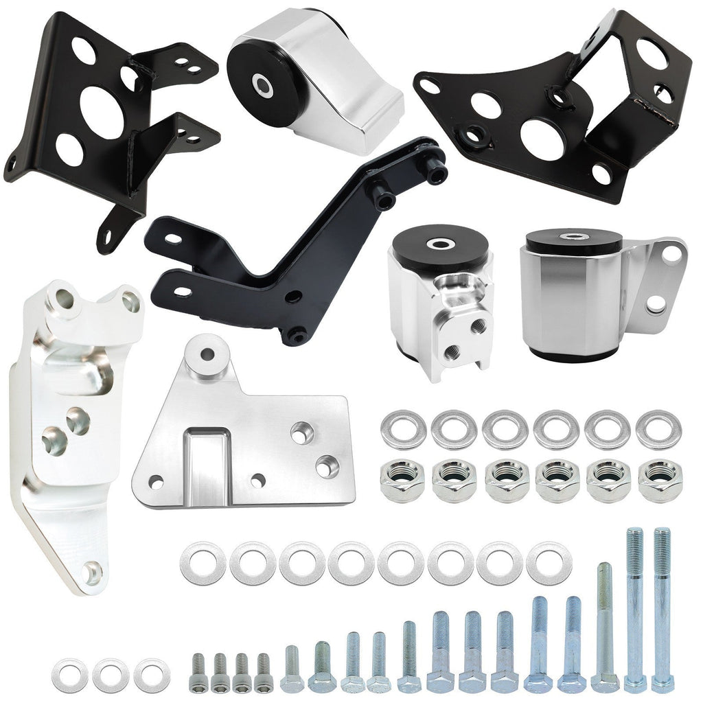 For K-Swap EK Chassis 96-00 Civic K20 K24 K-Series Engine Mount Bracket Kit