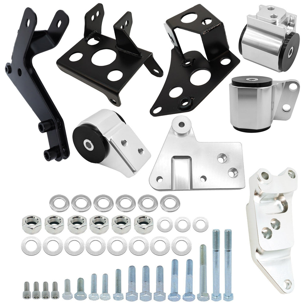 For K-Swap EK Chassis 96-00 Civic K20 K24 K-Series Engine Mount Bracket Kit