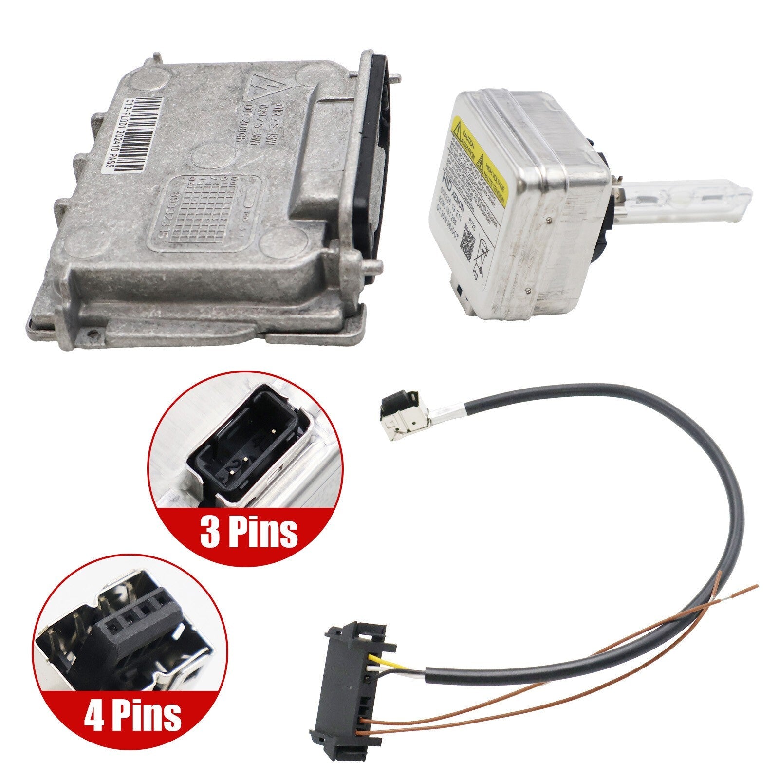 For BMW 1 Series E87 E88 Xenon Headlight Ballast HID Control Unit Kit 89034934