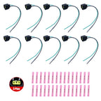 For Ford Lincoln Brake Fluid Level Sensor Connector Pigtail Wire Harness Set 10