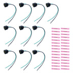 For Ford Lincoln Brake Fluid Level Sensor Connector Pigtail Wire Harness Set 10