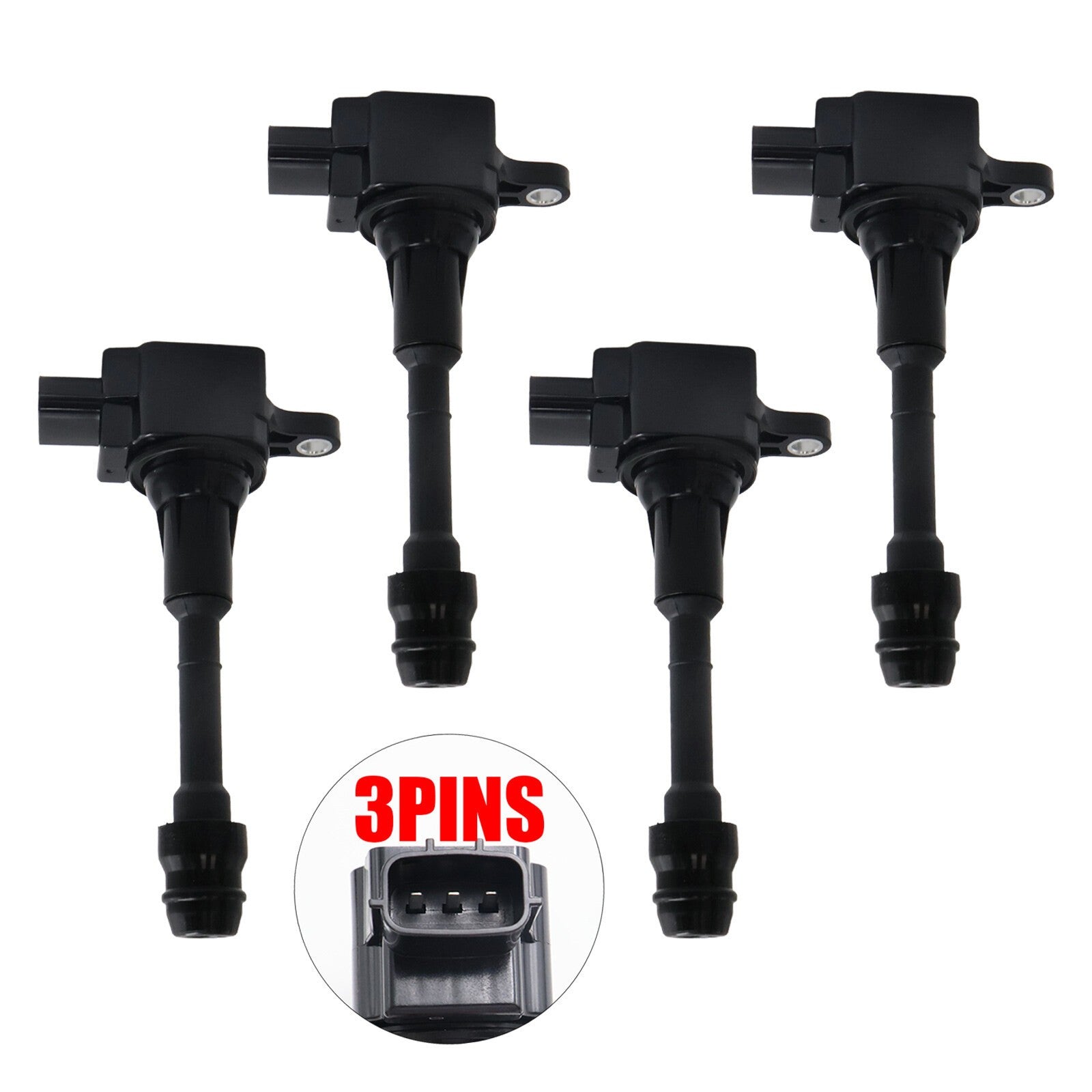 For 2002-2013 Nissan Altima Sentra X-Trail L4 2.5L 4Pcs Ignition Coil Pack UF350