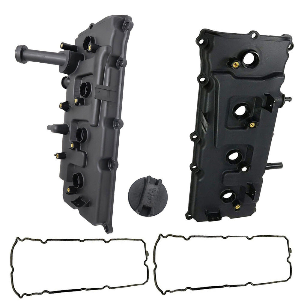 New 2x Valve Cover W/Gaskets/ Cap Left & Right For Infiniti QX56 Nissan Titan