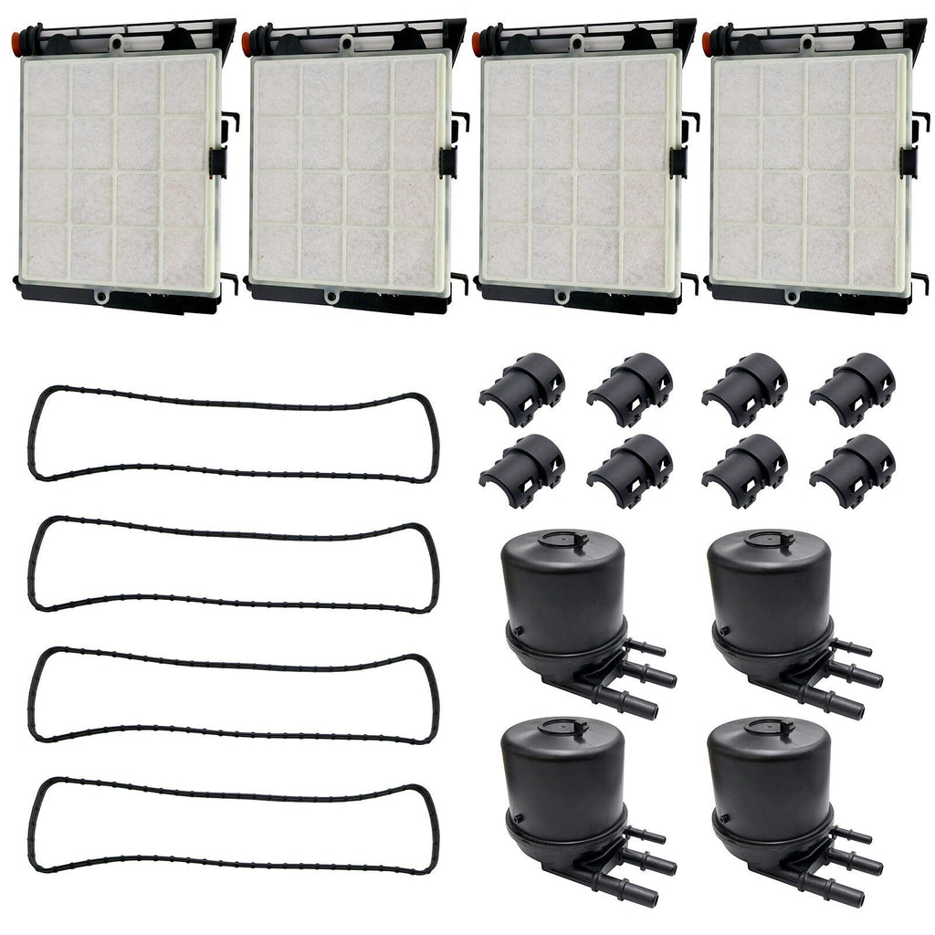 4x Diesel Fuel Filter Kit FD4625 New For 2017-2020 Ford F-250 F-350 6.7L