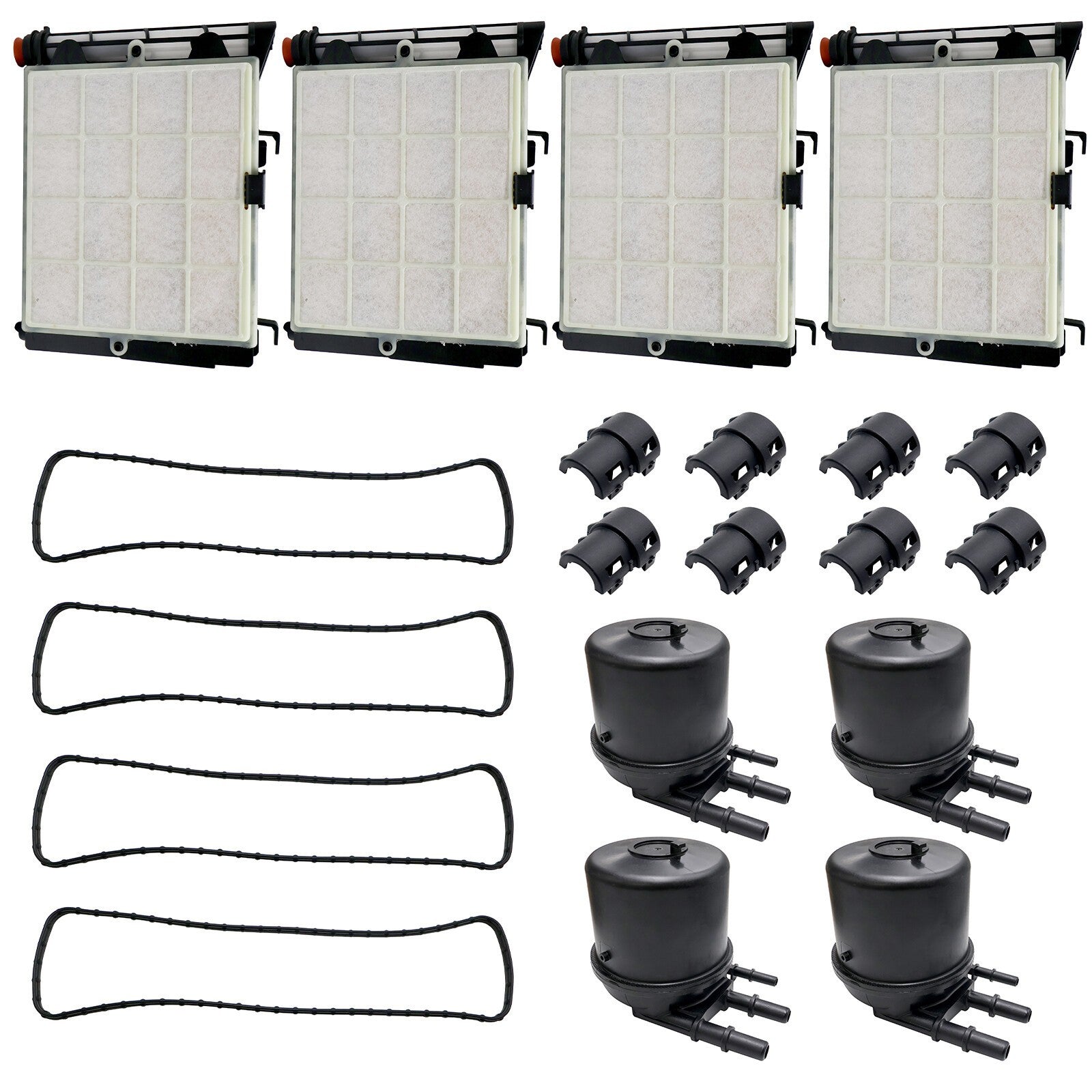 4x Diesel Fuel Filter Kit FD4625 New For 2017-2020 Ford F-250 F-350 6.7L