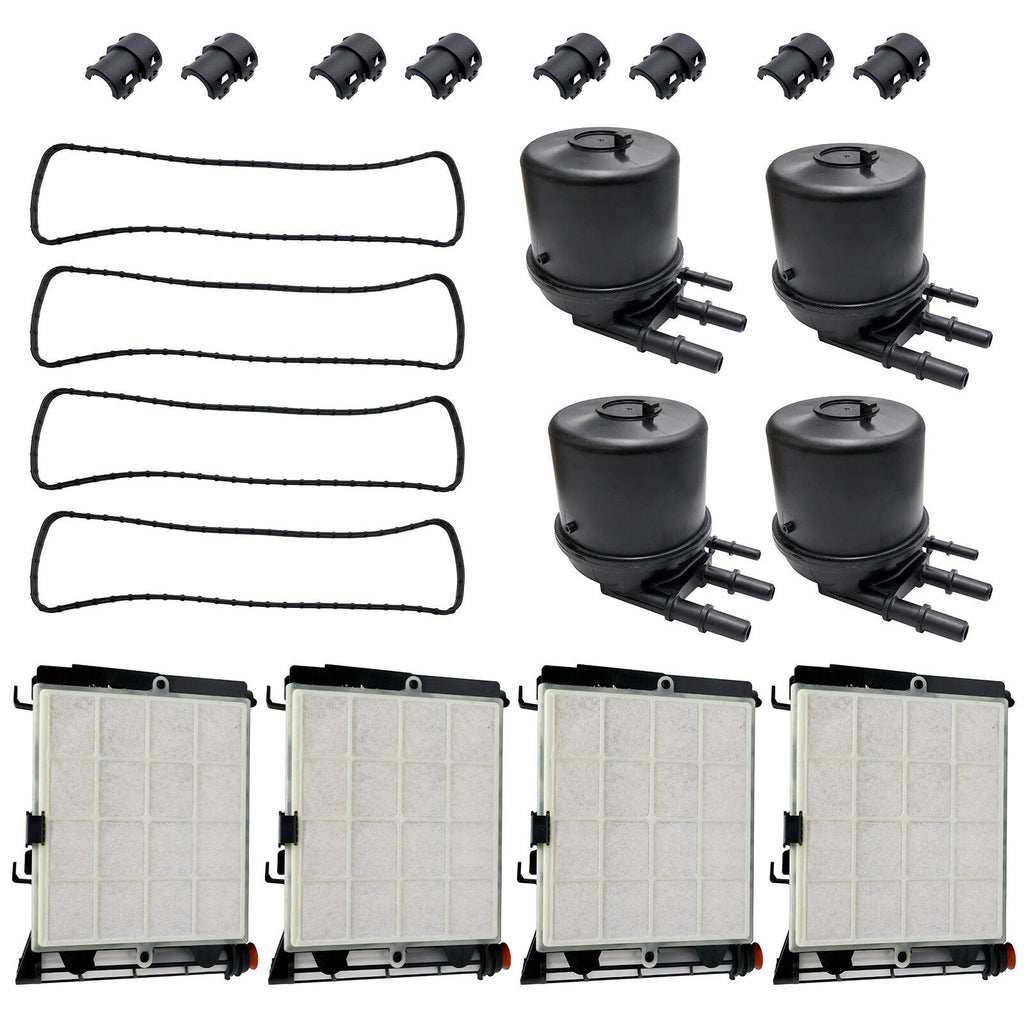 4x Diesel Fuel Filter Kit FD4625 New For 2017-2020 Ford F-250 F-350 6.7L
