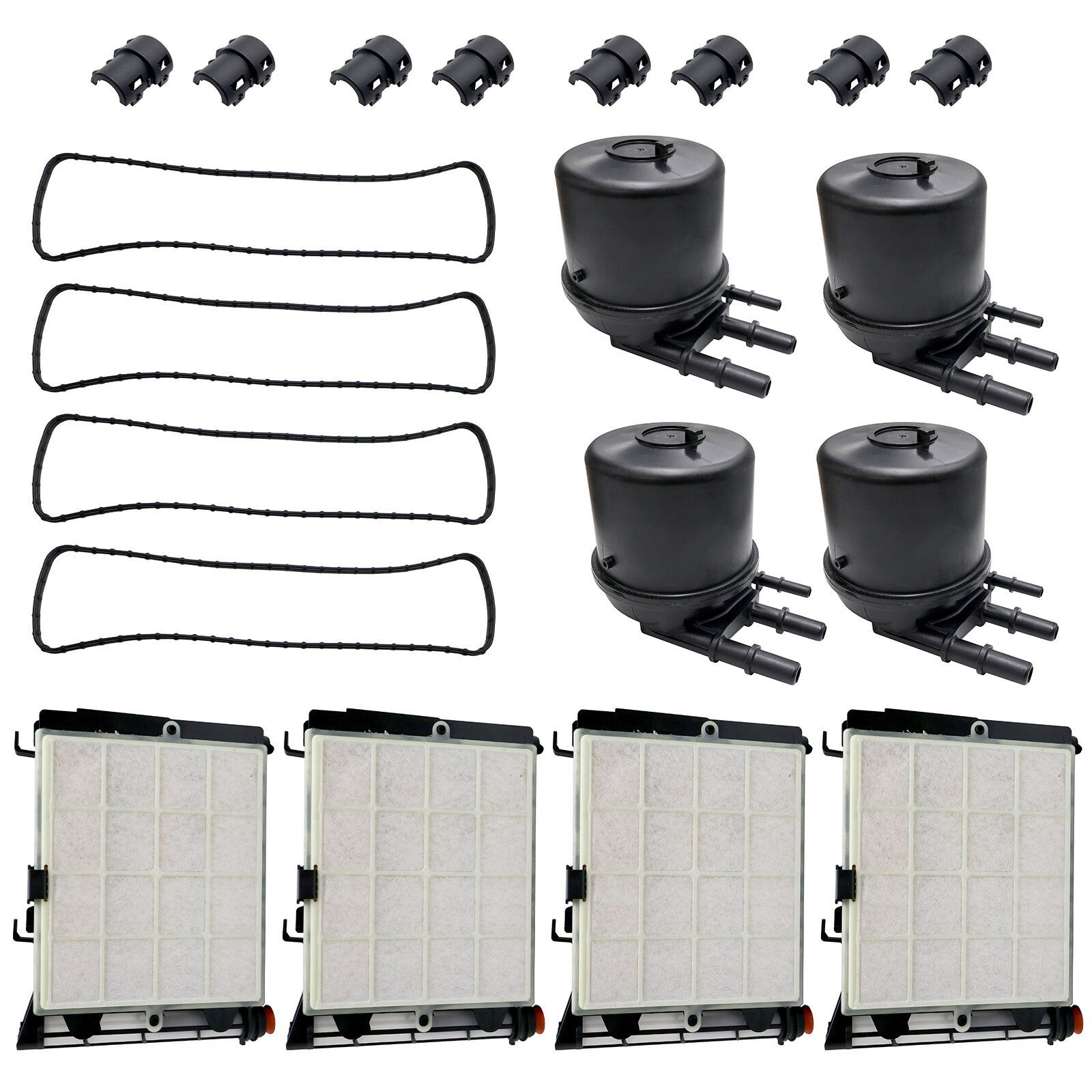 4x Diesel Fuel Filter Kit FD4625 New For 2017-2020 Ford F-250 F-350 6.7L