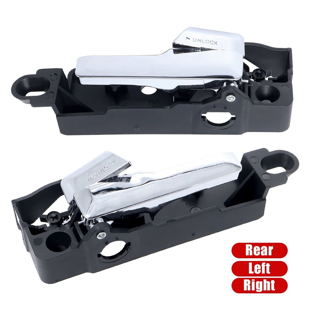 2x Interior Door Handle Rear For Ford Fusion Mercury Lincoln FO1553115 FO1552115