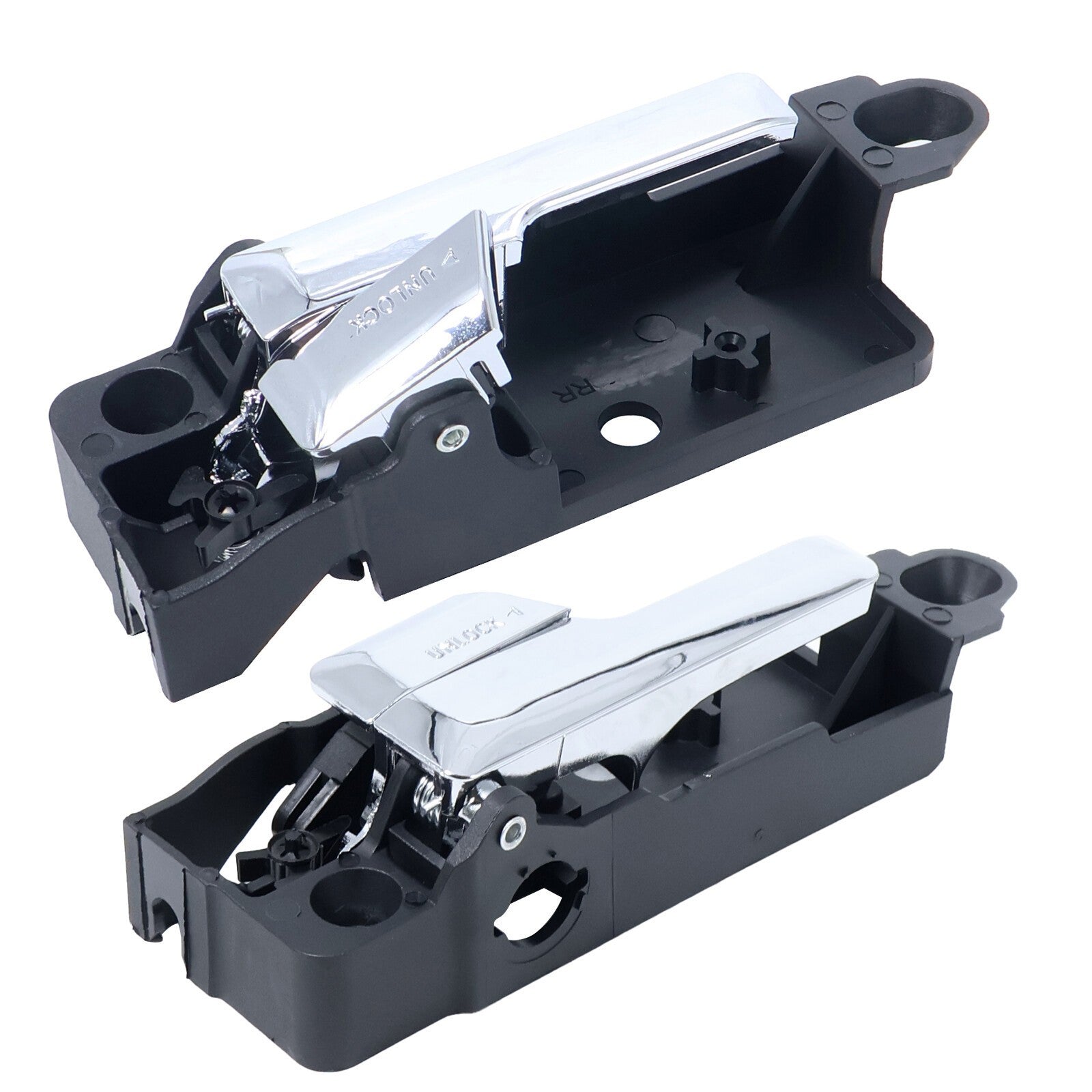 2x Interior Door Handle Rear For Ford Fusion Mercury Lincoln FO1553115 FO1552115