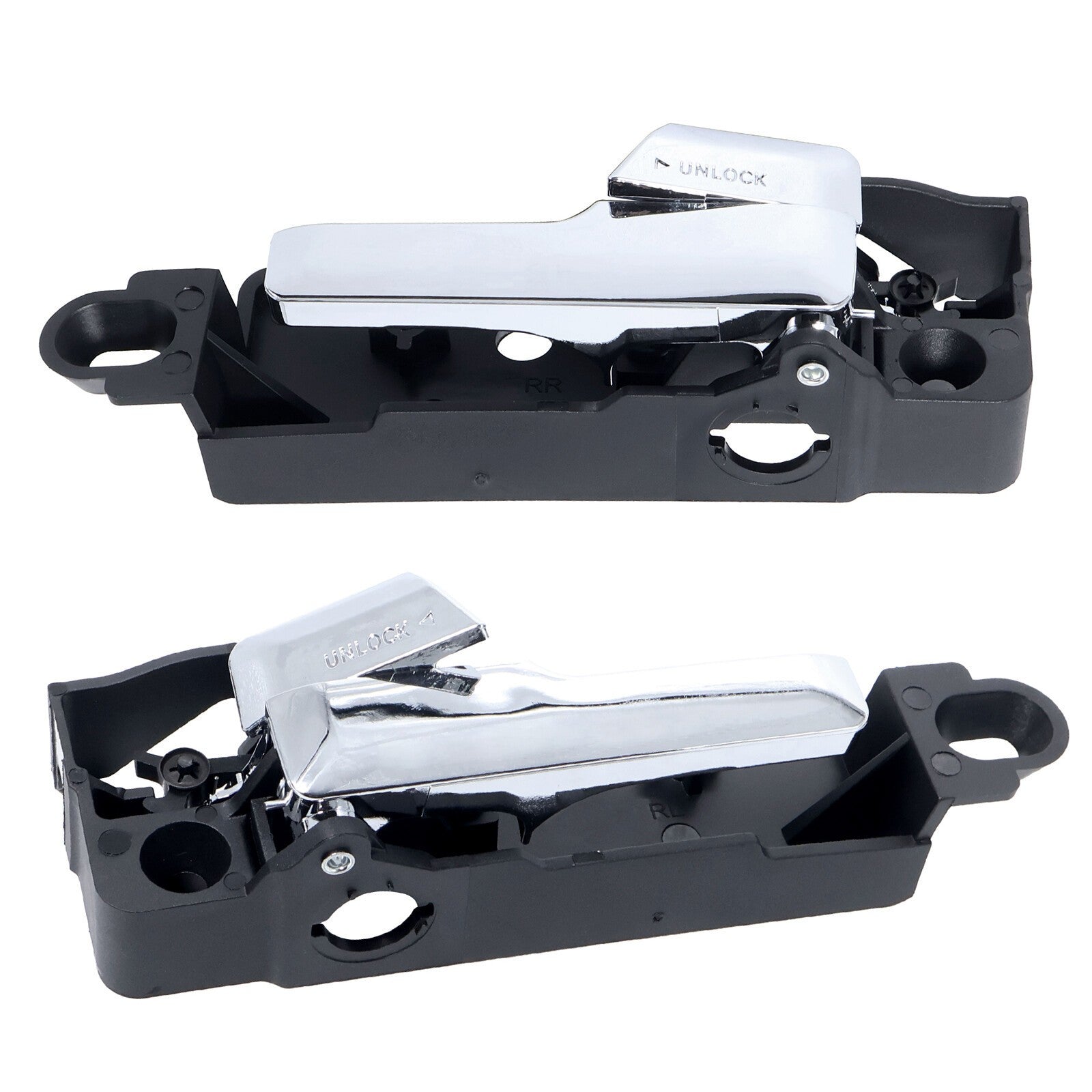 2x Interior Door Handle Rear For Ford Fusion Mercury Lincoln FO1553115 FO1552115