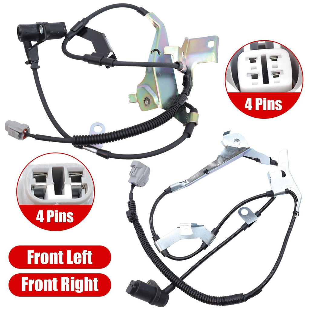 Set 2 ABS Wheel Speed sensor Front Rear Right Left For LAND CRUISER LX470 98-07
