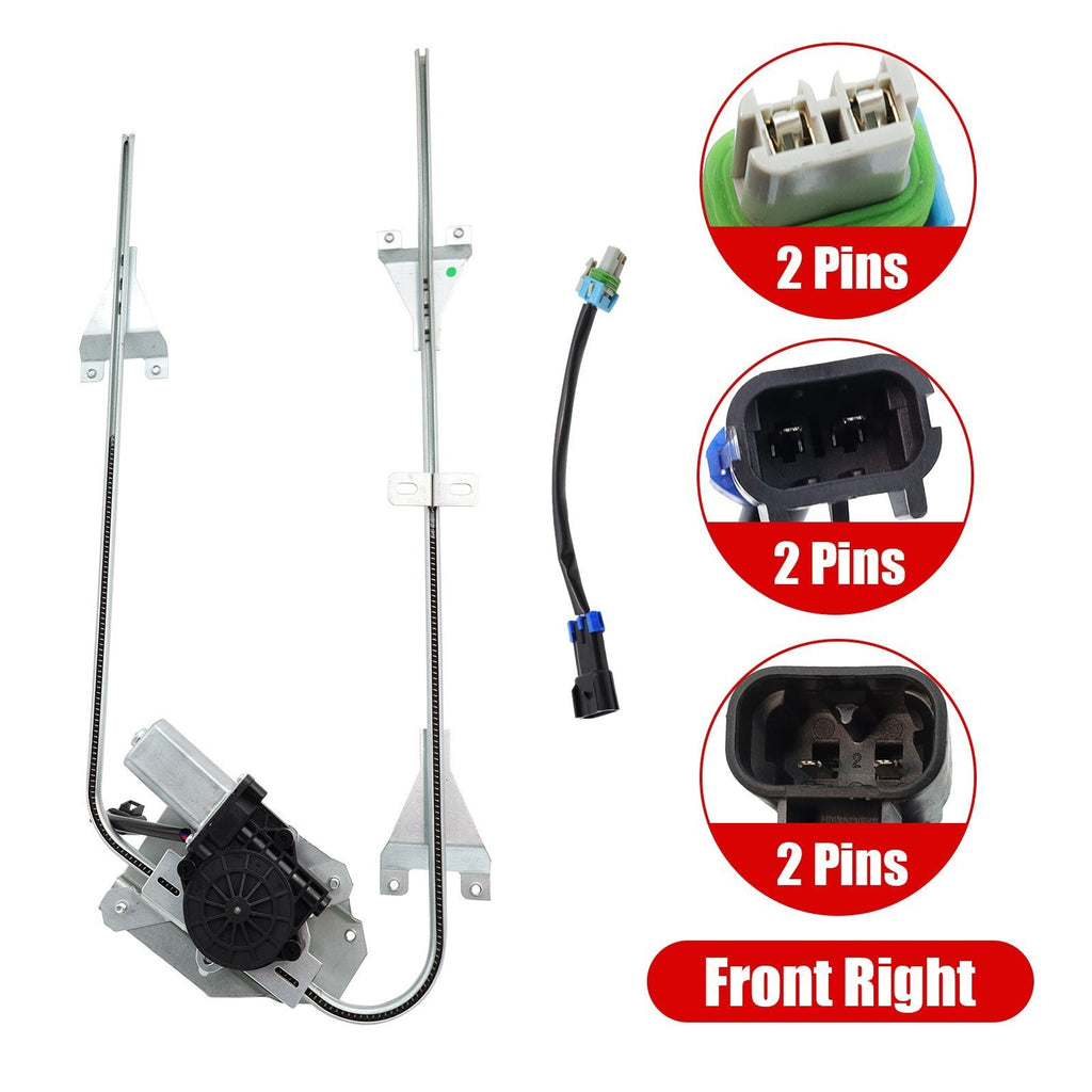 Front Right Window Regulator with Motor For International 9400 9900 9200i SBA