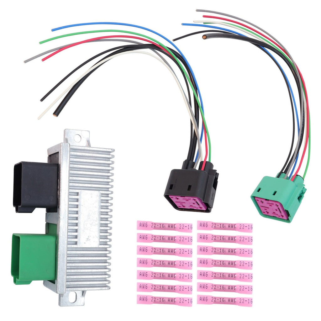 For 6.0L 6.4L Powerstroke Diesel Glow Plug Control Module GPCM W/Pigtail Harness