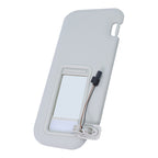 2PS Left & Right Side Gray Sun Visor with Light & Clip For 2010-2013 Mazda 3