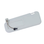 2PS Left & Right Side Gray Sun Visor with Light & Clip For 2010-2013 Mazda 3