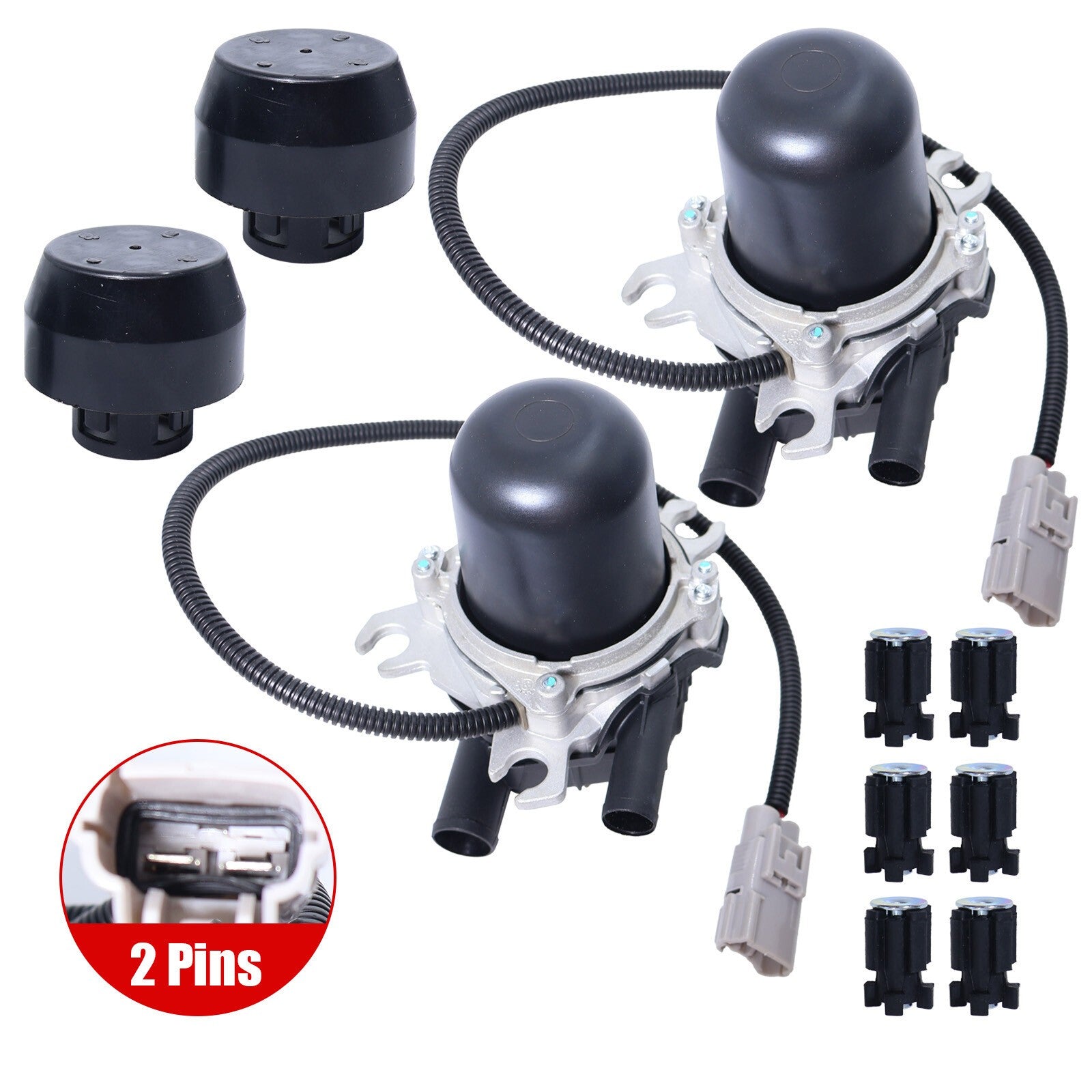 2x Secondary Air Injection Pump 176100S010 For Toyota Land Sequoia V8 07-13