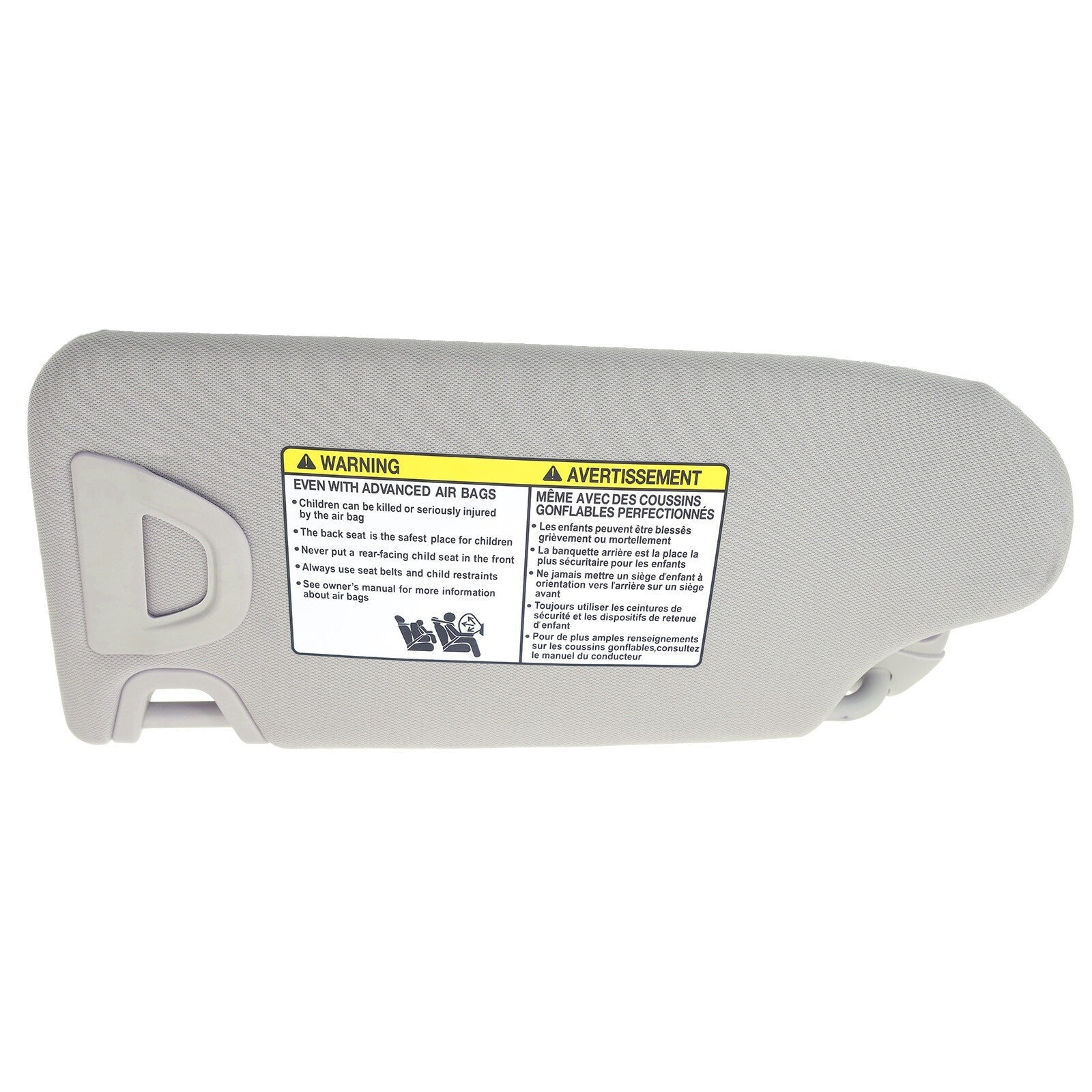 Right Passenger Side Sun Visor w/Lights &Clip For Nissan Altima S Sedan 4-Door