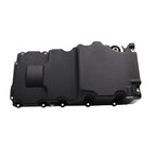 Black LS RetroFit Aluminum Rear Sump Oil Pan With Turbo Drains W/Added Clearance