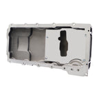 Black LS RetroFit Aluminum Rear Sump Oil Pan With Turbo Drains W/Added Clearance