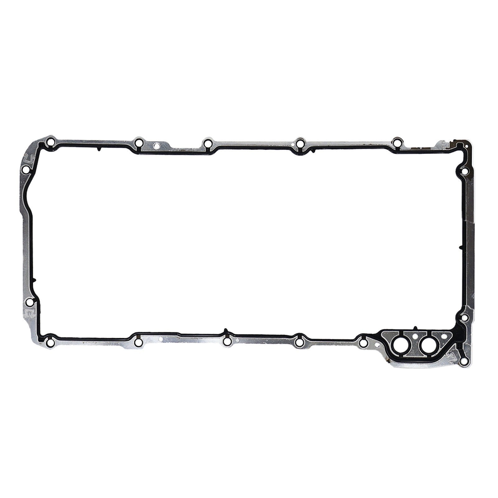 Black LS RetroFit Aluminum Rear Sump Oil Pan With Turbo Drains W/Added Clearance