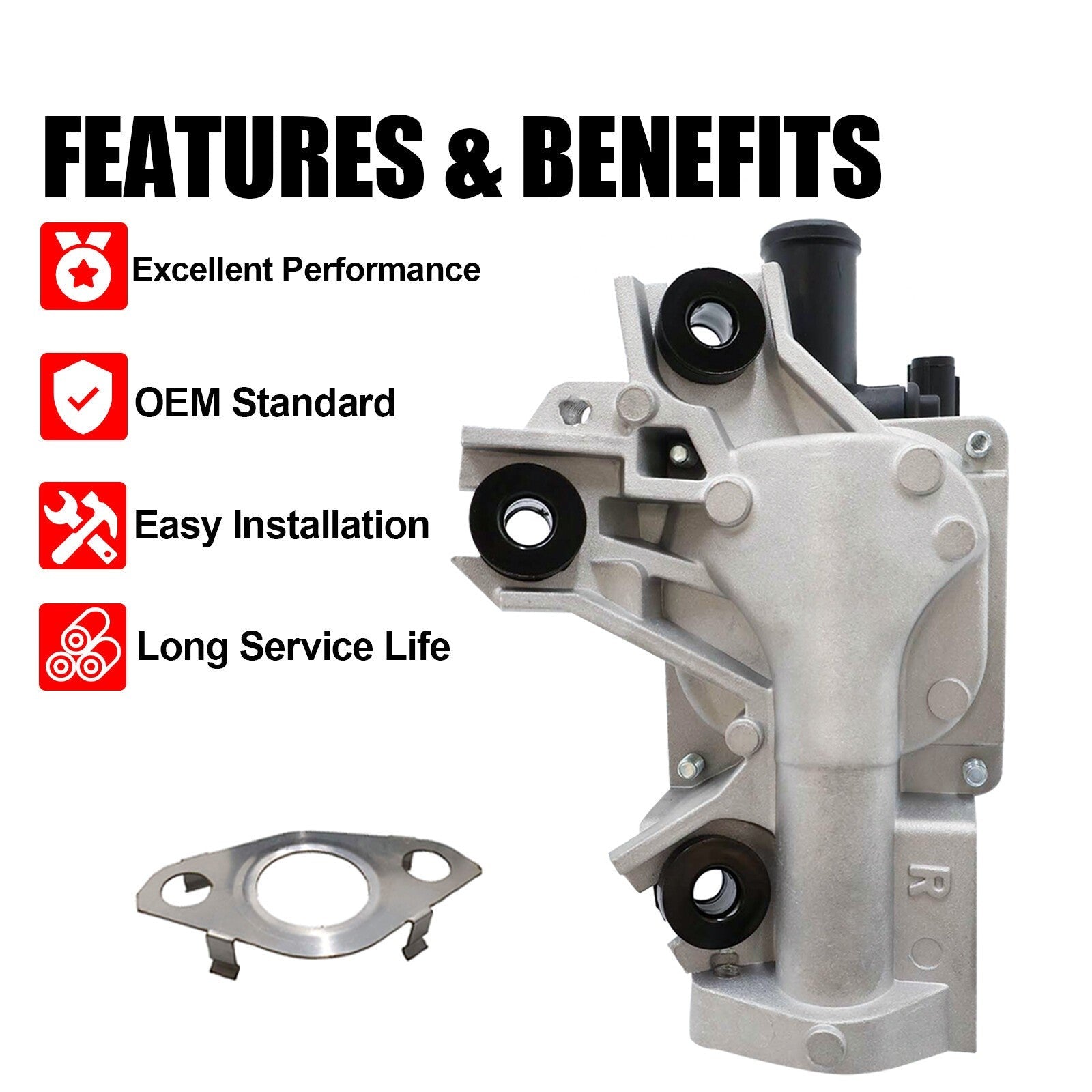 Secondary Air Injection Check Valve Right 911-607 for Toyota Lexus GX460 10-13