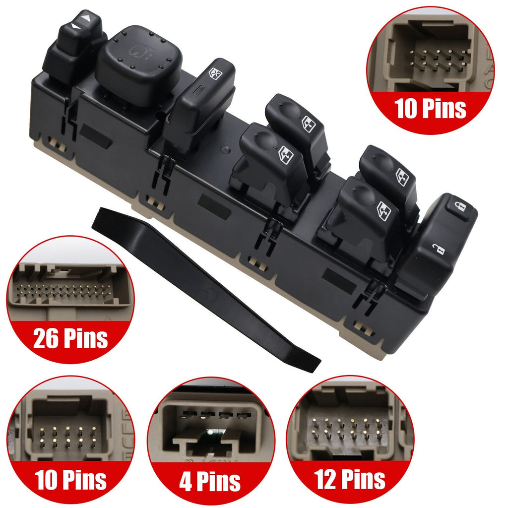 New Front Driver Door Window Control Switch For GMC Sierra 1500 2500 15883323