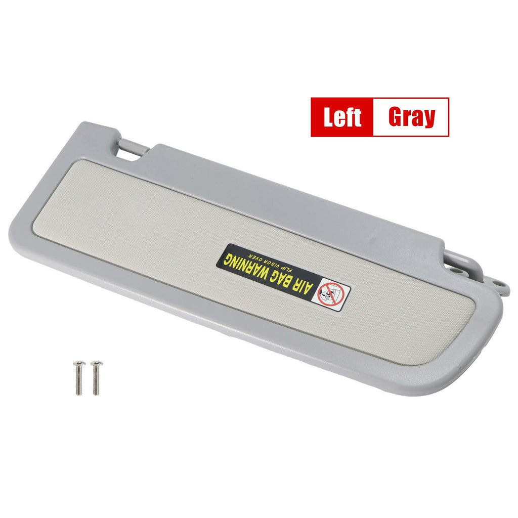LH Driver Side Sun Visor Gray 83280SNAA01ZA for 06-11 Honda Civic Coupe Sedan