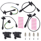 2 x Ignition Coil & Connector Pigtail Plug + 4 x Spark Plug Kit For Toyota Camry