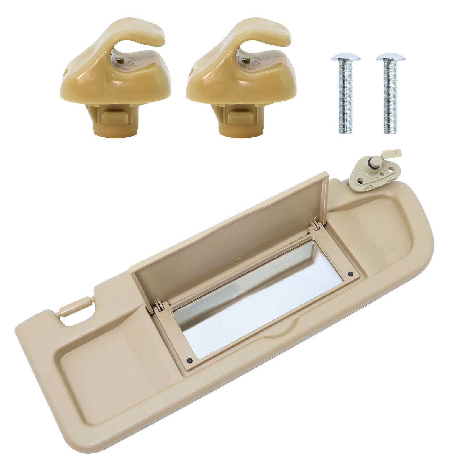 83230-SNA-A01ZA Sun Visor W/2 Clips For 2006-2011 Honda Civic Right Side Beige