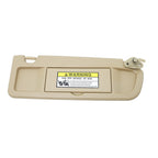 83230-SNA-A01ZA Sun Visor W/2 Clips For 2006-2011 Honda Civic Right Side Beige