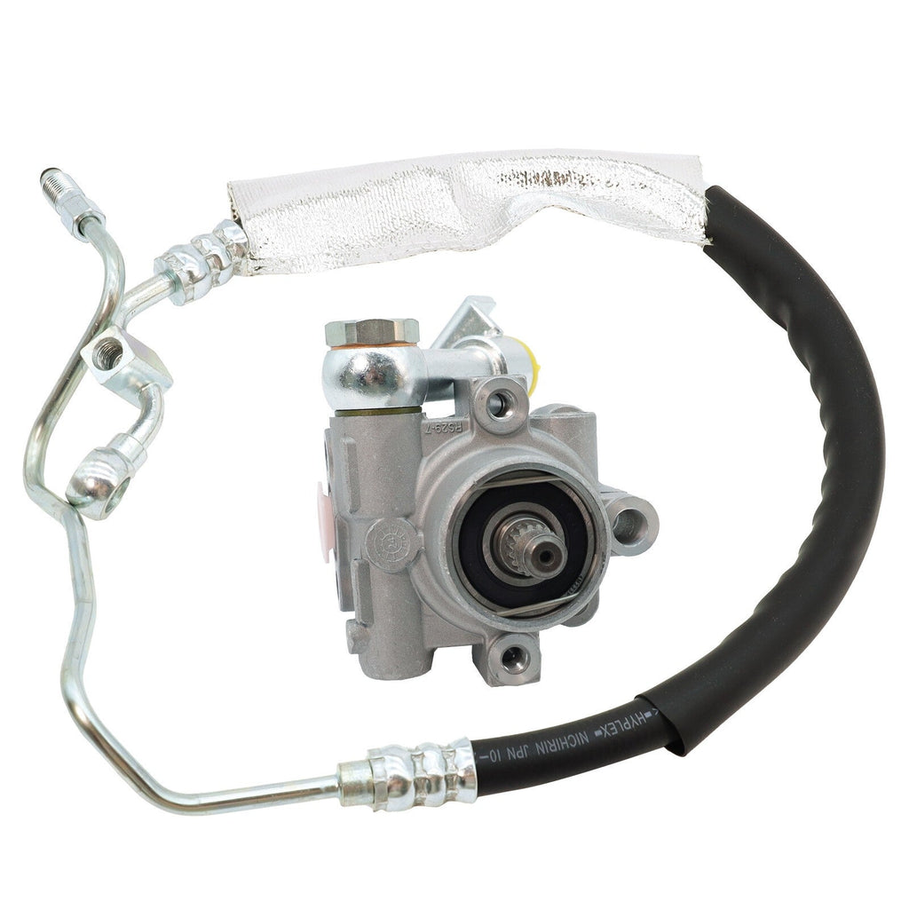 Power Steering Pump W/Pressure Hose For Nissan Quest  Altima  Maxima 02-09 3.5L