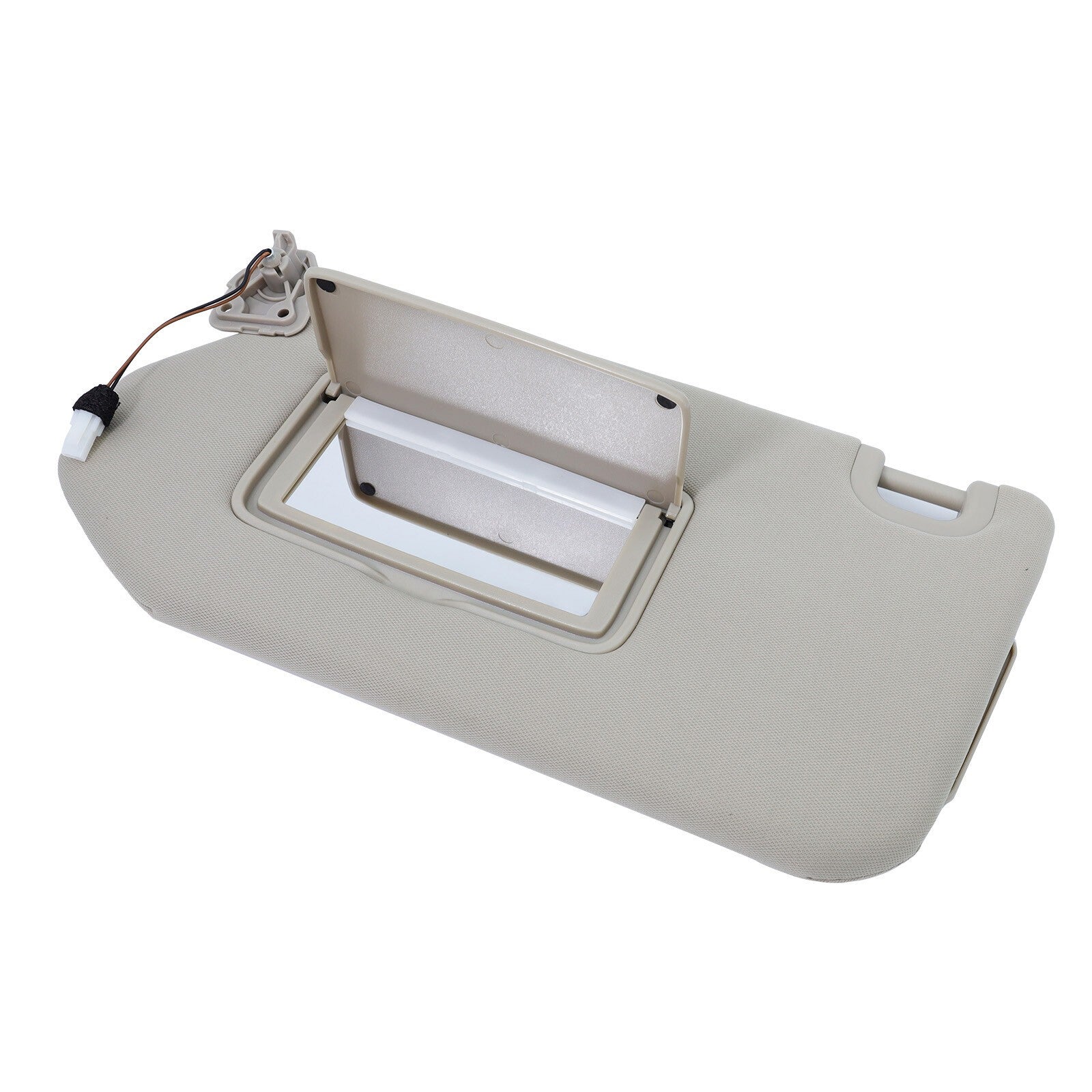 Left Driver Beige Sun Visor w/Lights For Nissan Pathfinder 2013-2019 96401-9PB0A