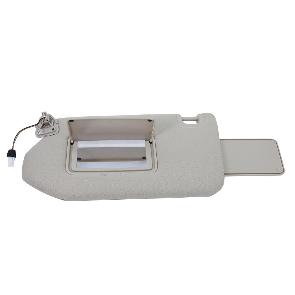 Left Driver Beige Sun Visor w/Lights For Nissan Pathfinder 2013-2019 96401-9PB0A