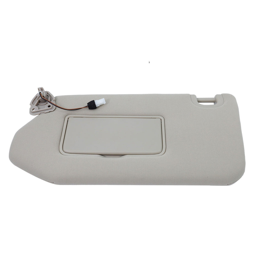 Left Driver Beige Sun Visor w/Lights For Nissan Pathfinder 2013-2019 96401-9PB0A